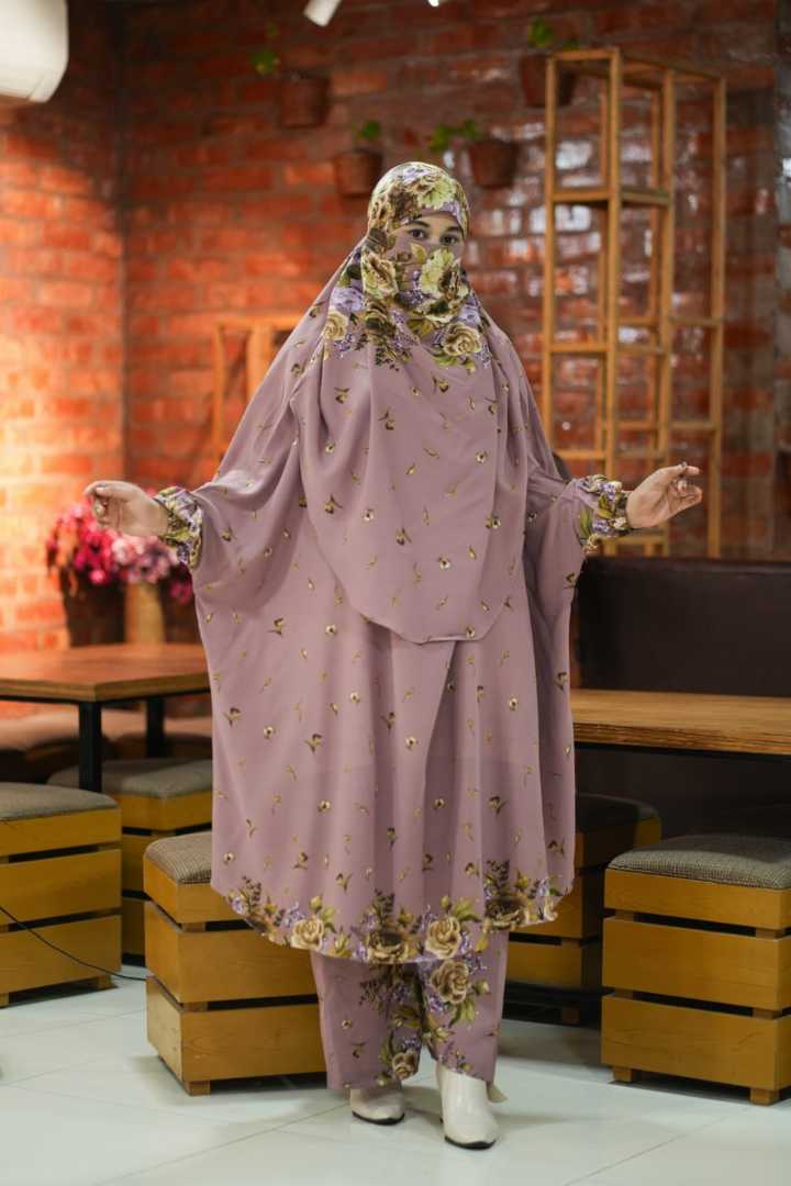Luxury,Khimar,Set